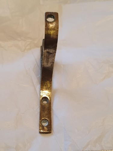 Victorian brass curtain pole - victorian,
