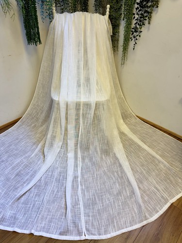 White linen texture - white,