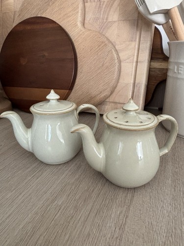 Denby linen teapot cruet set - denby,
