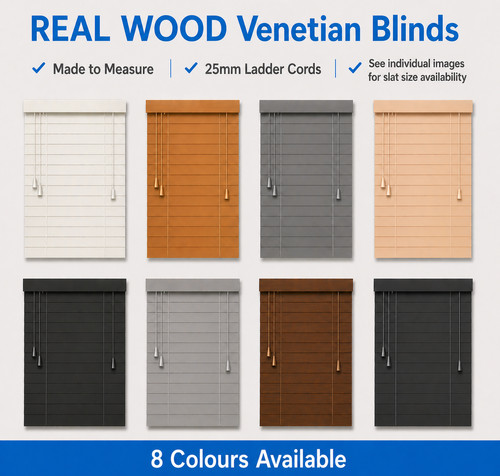 Venetian blinds real - real, made