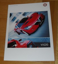 Vauxhall VX220 Brochure 2004 -