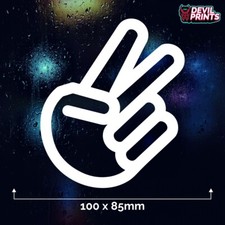 CHOPPED PEACE FINGERS Car