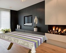 Leaves Striped PVC Vinyl