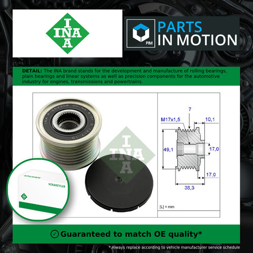 Overrunning alternator pulley - overrunning,