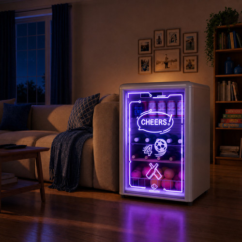 Led lighting glass door - led,