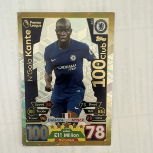 Ngolo kante topps match attax - ngolo,