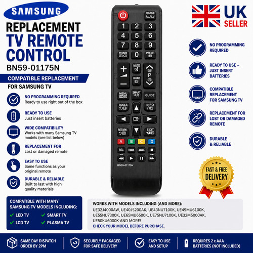 Replacement remote control for - replacement,