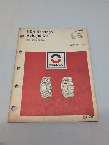 Delco ndh bearings - gm,
