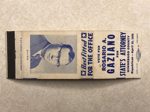 Bd133 matchbook cover vote - bd133,