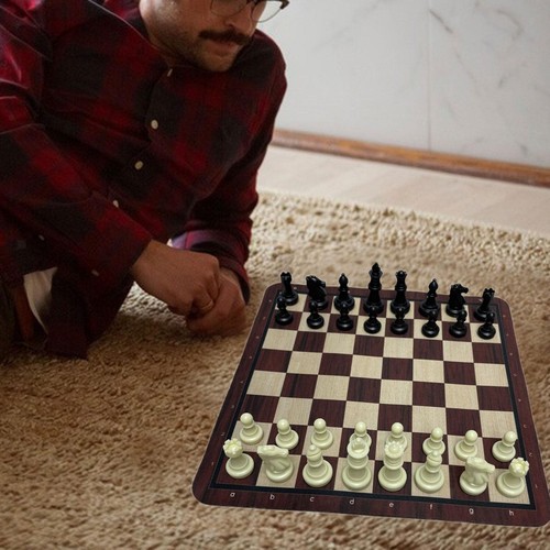 Chess board set folding - chess,