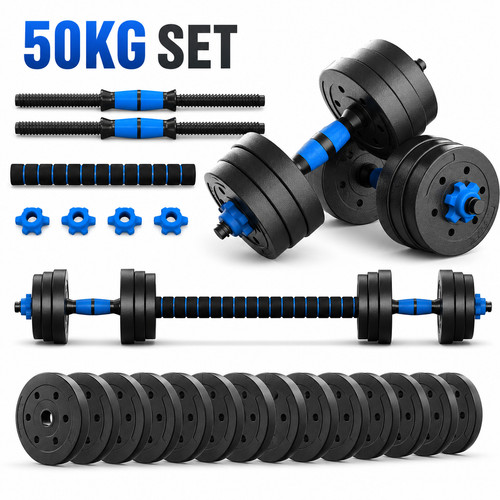 Dumbbell barbell set 50kg - barbell,