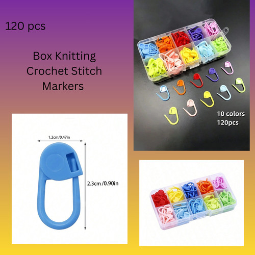 Box knitting crochet stitch - box,