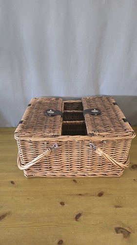 Wicker picnic basket hamper - wicker,