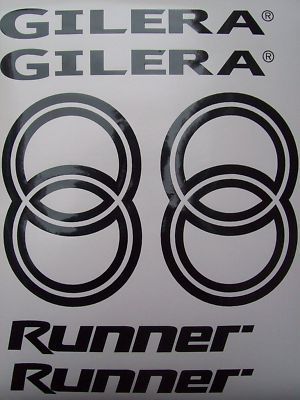 Gilera runner decals - gilera,