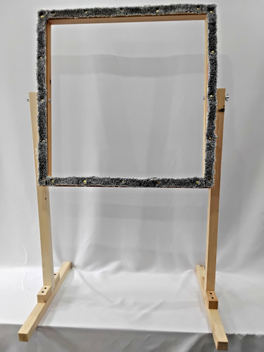 Rug hooking frame punch - /,