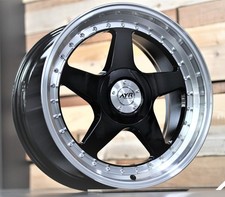 Alloy Wheels 18" 04 For Jaguar E F I Pace F S X Type XE XF XJ XK 5x108 Black