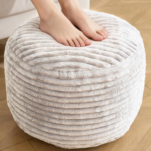 Round ottoman corduroy - ottoman,corduroy, pouf
