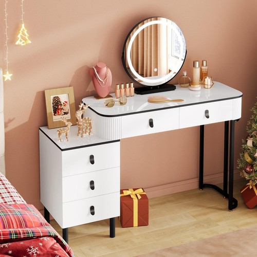 Dressing table with led lights - with,
