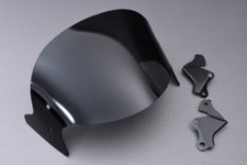 Black Polycarbonate Windscreen