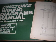 1987 AMC EAGLE COMPLETE WIRING DIAGRAMS SCHEMATICS MANUAL SHEETS SET