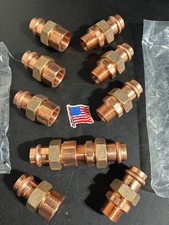 PROPRESS NIBCO 3/4" MALE + FEMALE UNIONS VIEGA *USA* (5) OF EACH *NEW IN BAGS*