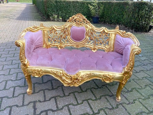 Sofa french louis xvi blush - louis,