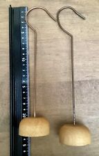 2 Vintage Free Standing Brass