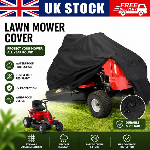 Waterproof lawn mower - ride, on