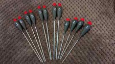 12 KORUM RIVER TROTTING FLOATS / KORUM AVON & SPECI FLOATS FISHING MIXED SIZES,,