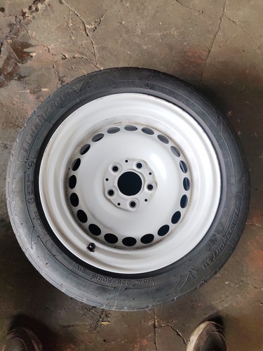 Deep dish wheel - 15", tyre