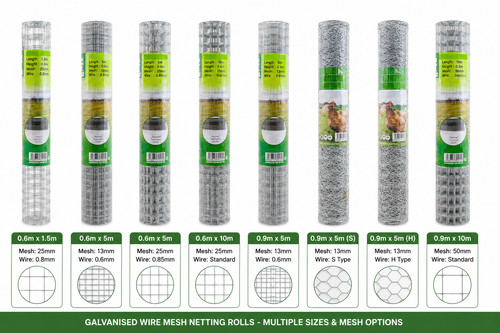Galvanized wire mesh netting - galvanized,