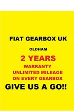 FIAT GRANDE PUNTO 1.2/1.4 5SPD GEARBOX  G5   RECONDITIONED 2 YEARS WARRANTY