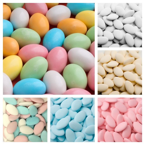 Oval chocolate dragees large - oval,