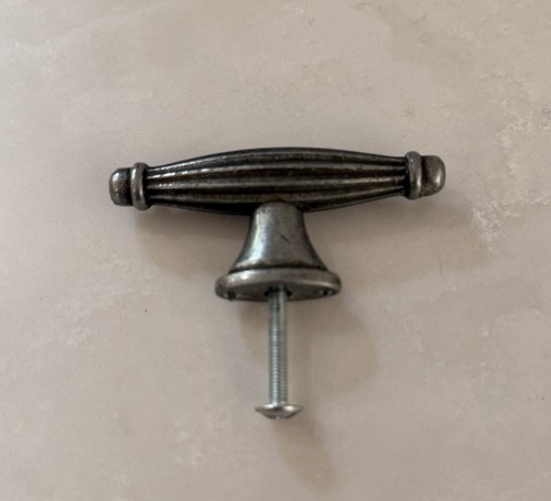 Antique pewter effect shaped - antique, t
