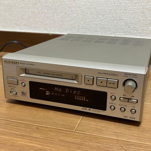 Used onkyo mini disc recorder - disc,