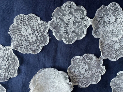 Antique lace medallion - lace,