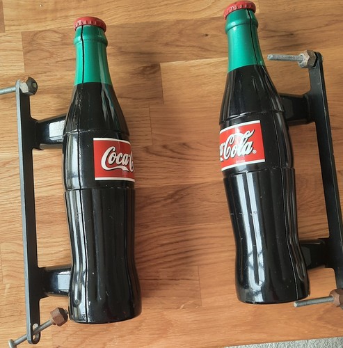 Pair coca cola - pair, bottle