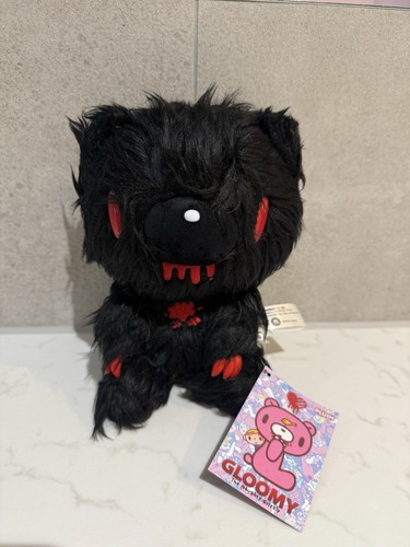 Gloomy bear red and - bear,