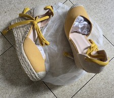 Raid Womens High Heeled Sandals Espadrille Wedge Size 8/41