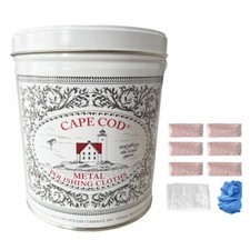 Cape Cod Polish Co. Metal polishing cloths economy tin for watches and jewelry