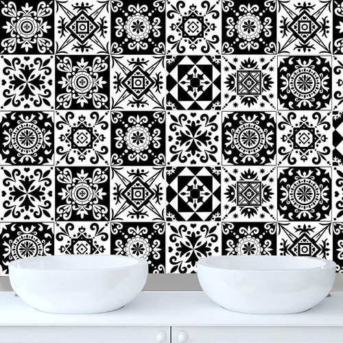 Moroccan tile stickers 15x15cm - stickers,