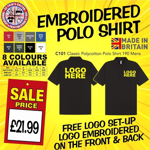Custom embroidered polo shirt - custom,