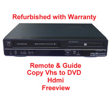 Daewoo Vhs Dvd Recorder Copy Vhs to Dvd Hdmi Drvt-43 Freeview Multiregional DVD