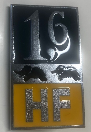 Lancia fulvia plate - lancia, hf