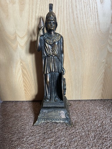 Athena metal statue - statue, goddess