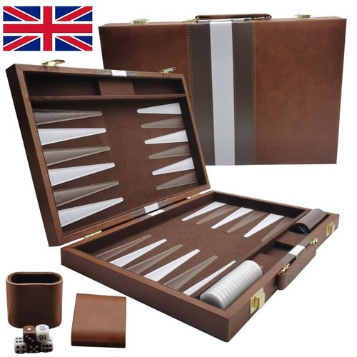 Folding backgammon set - 18”,