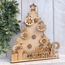 Wooden MDF Christmas Tree with