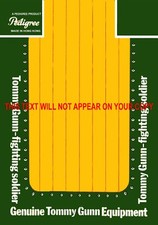 VINTAGE TOMMY GUNN ACCESSORY CARD NEW PROMO A5 PROMOTIONAL ADVERTISMENT