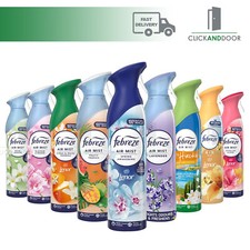 3 x Febreze Air Mist Air Freshener Eliminates Odours Spray 185ml Select Scents