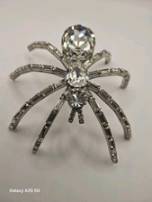 Butler and Wilson  vintage clear  Crystal Spider Coture Brooch 
